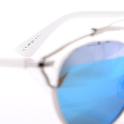 Christian Dior Mirrored So Real Sunglasses Crystal Silver White 7 of 11