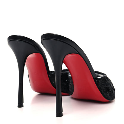 Christian Louboutin Velvet Me Dolly 100 Sandals 41 Black 4 of 7