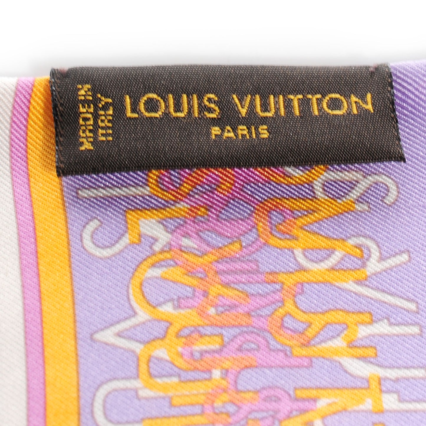Silk Monogram Map Bandeau
