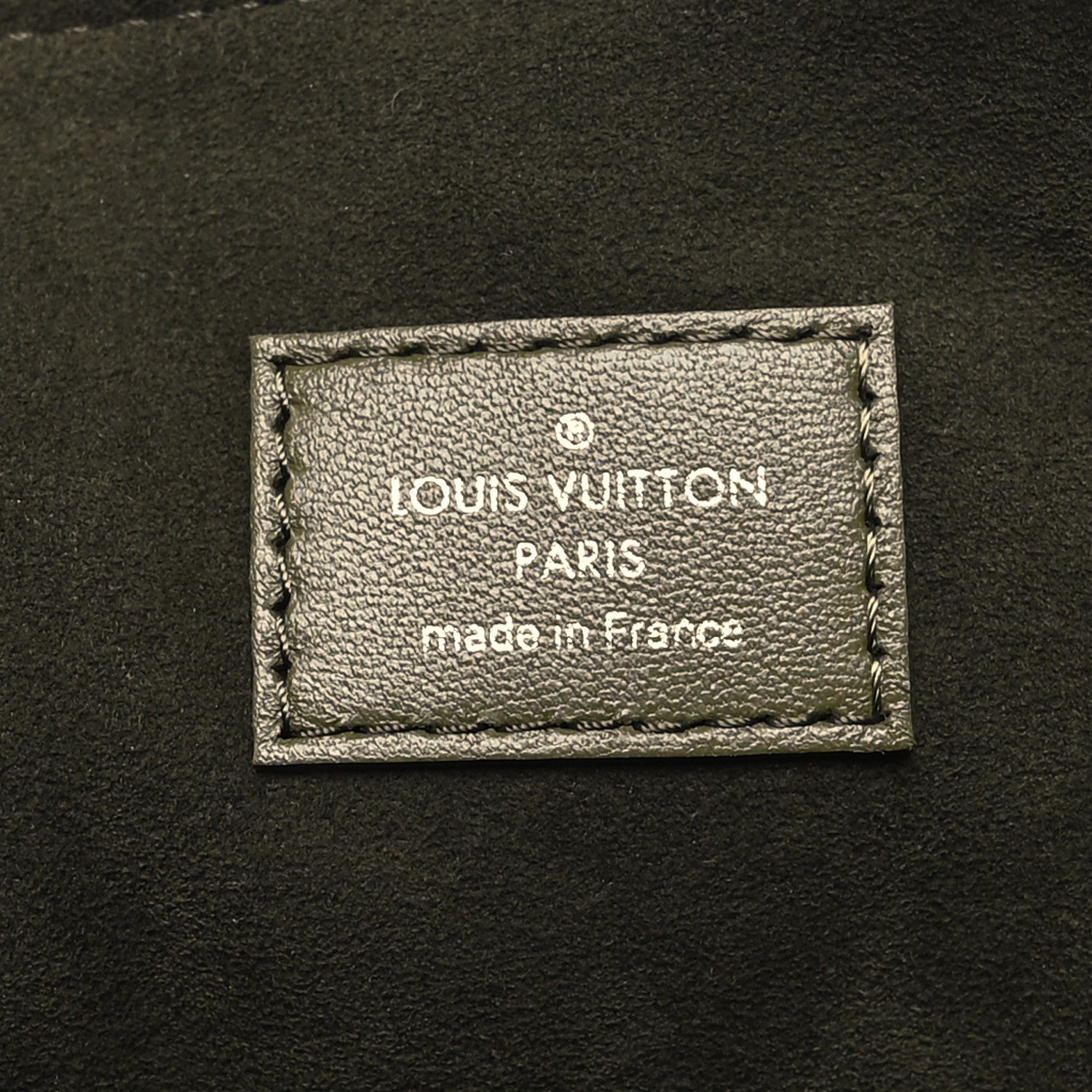 Louis Vuitton Lambskin Embossed Monogram Coussin MM Khaki 7 of 10