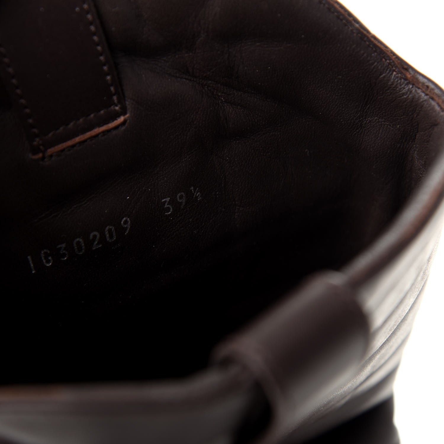 Chanel Calfskin Star Quilted Biker Boots 39.5 Brown 9 of 9