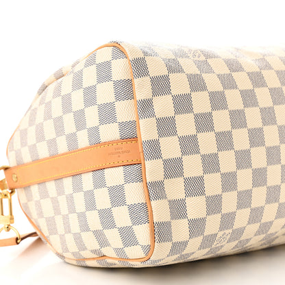Louis Vuitton Damier Azur Speedy Bandouliere 30 9 of 12