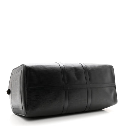 Louis Vuitton Epi Keepall 50 Black 3 of 17
