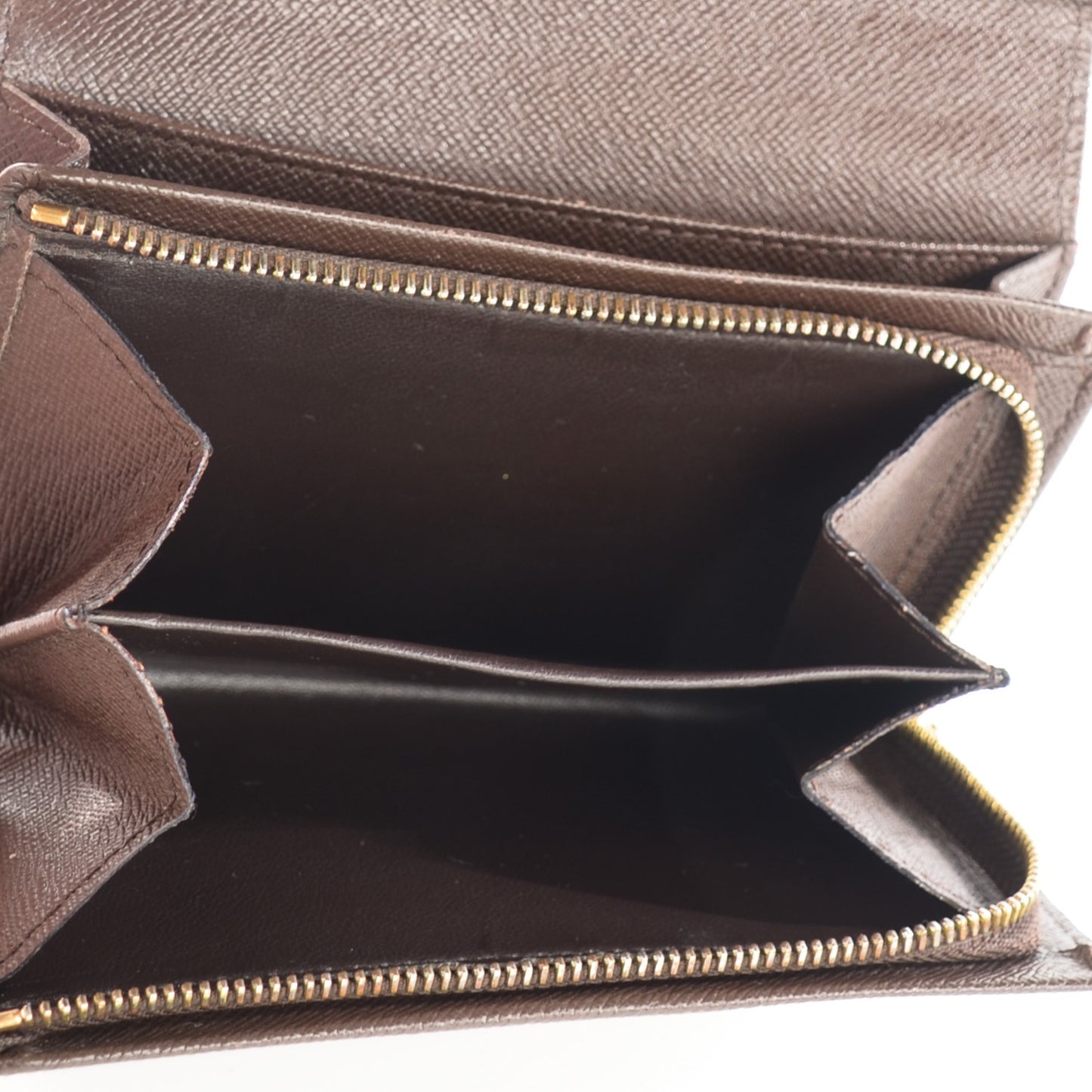 Damier Ebene Porte-Monnaie Billets Tresor Wallet