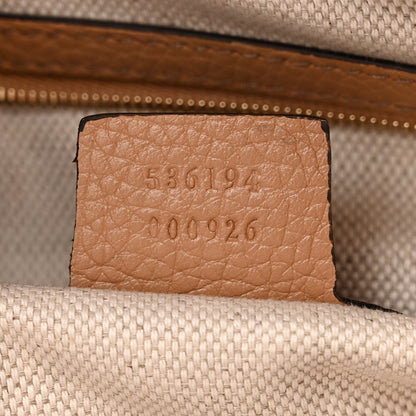 Gucci Pebbled Calfskin Large Soho Hobo Camelia 7 of 10
