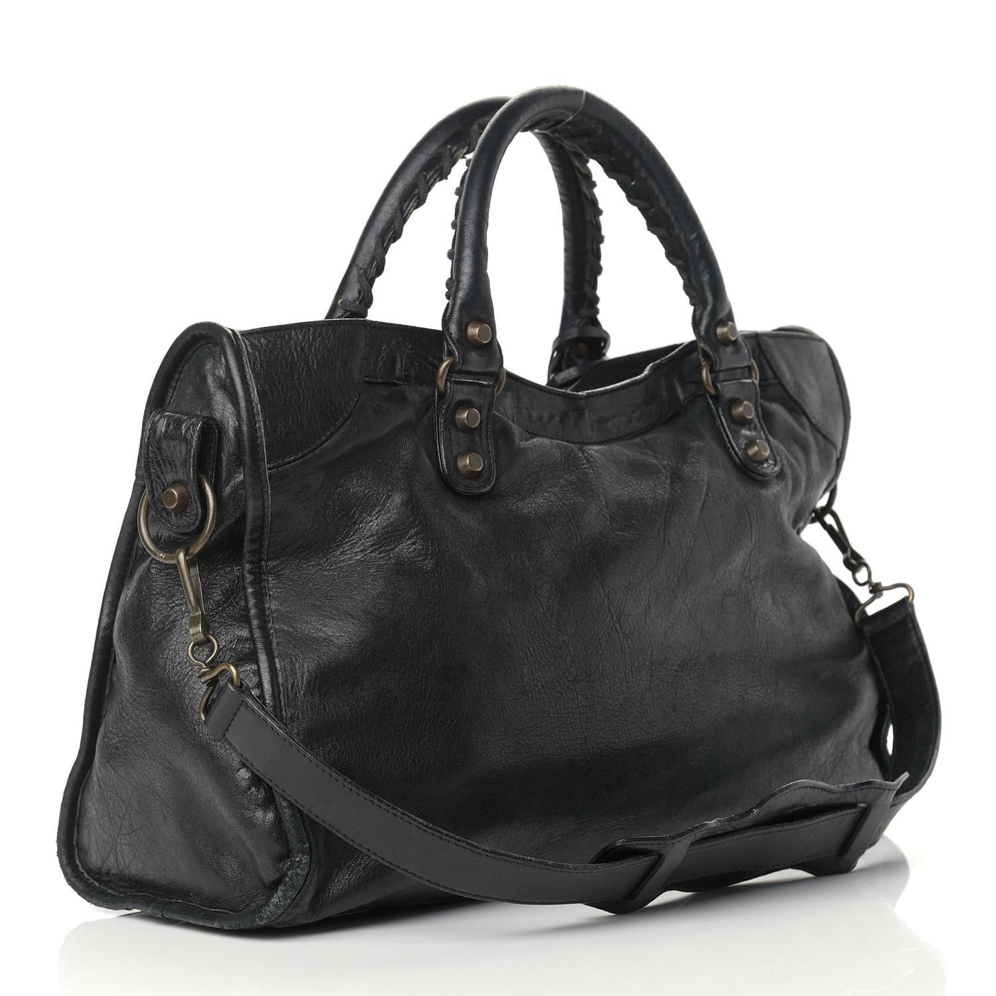 Agneau Classic Gold Hardware City Black