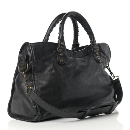 Balenciaga Agneau Classic Gold Hardware City Black 3 of 19
