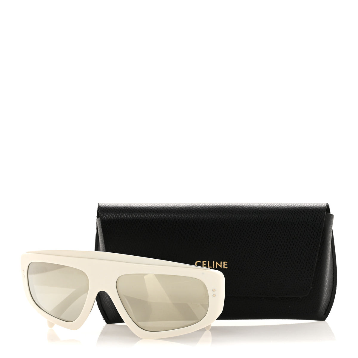Acetate Cat Eye Sunglasses CL402251 White