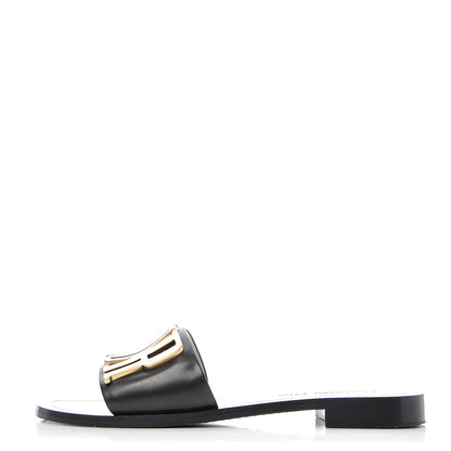 Christian Dior Calfskin Dio(r)evolution 10mm Slide Sandals 38 Black 1 of 10