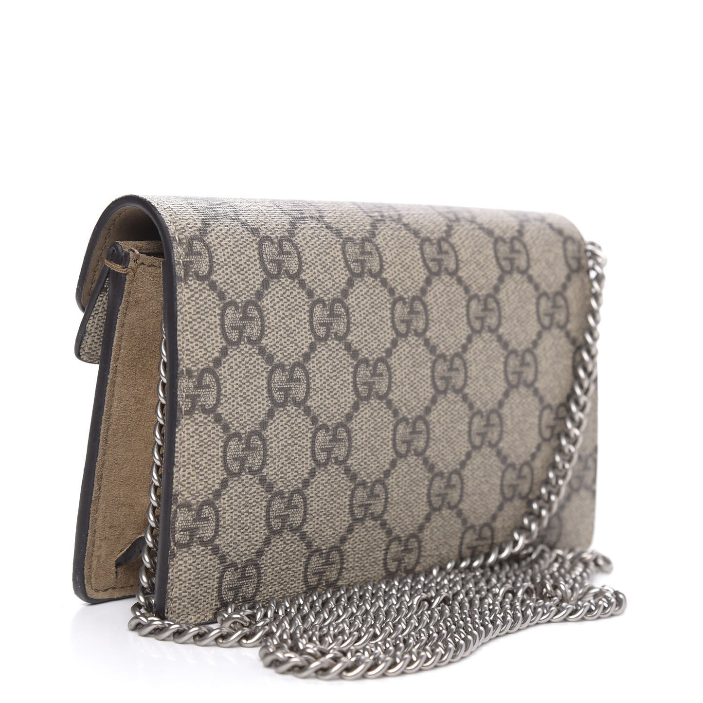 GG Supreme Monogram Super Mini Dionysus Shoulder Bag Taupe