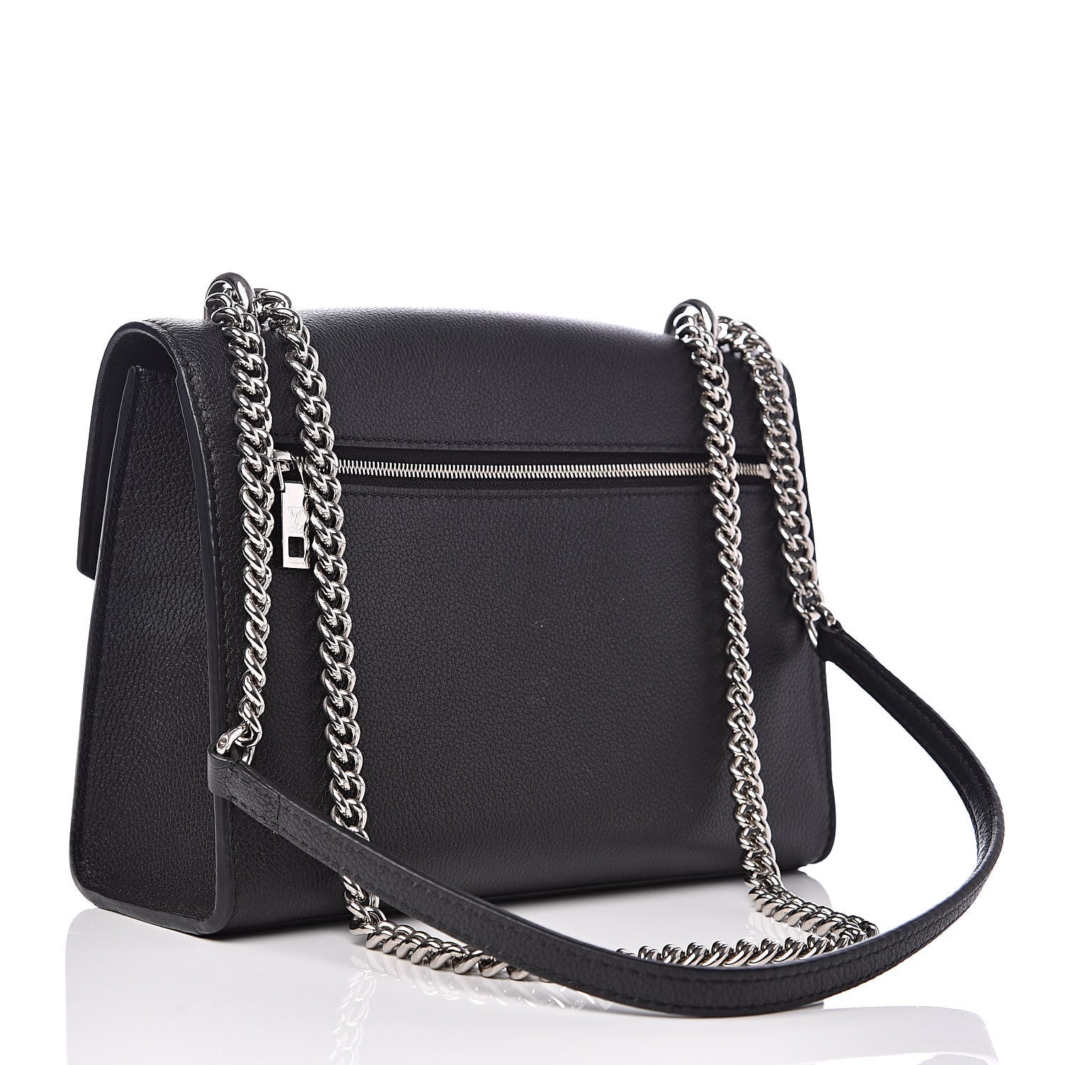 Louis Vuitton Soft Calfskin My Lockme Chain Bag BB Black 3 of 11