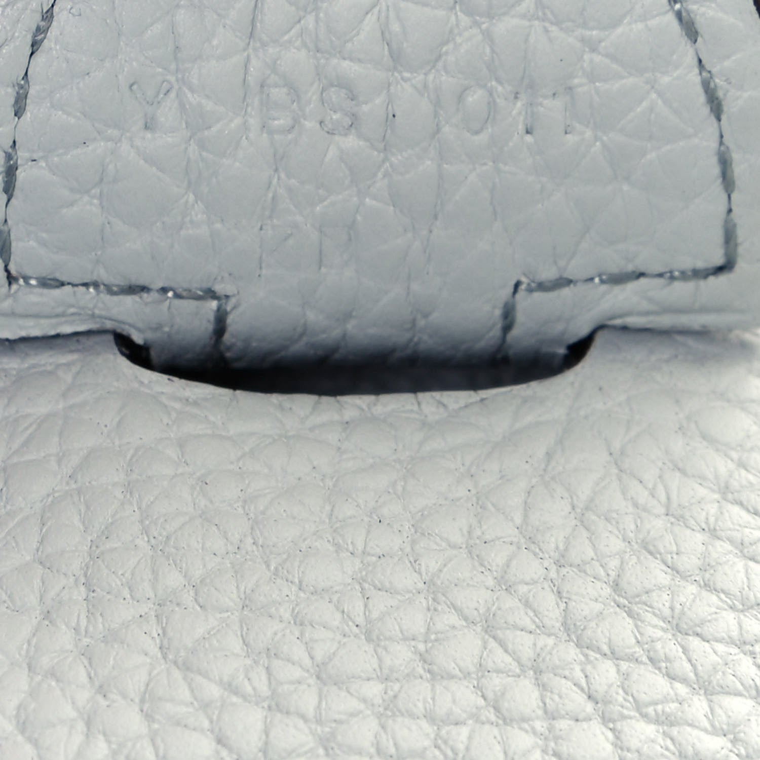 Hermes Taurillon Clemence Evelyne III GM Bleu Pale 7 of 14