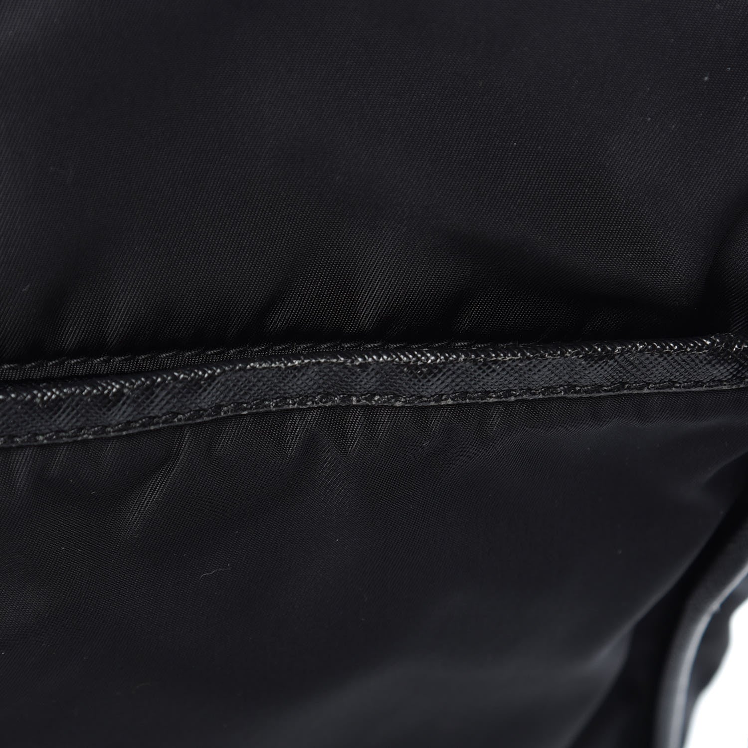 Prada Tessuto Nylon Saffiano Messenger Satchel Black 10 of 15