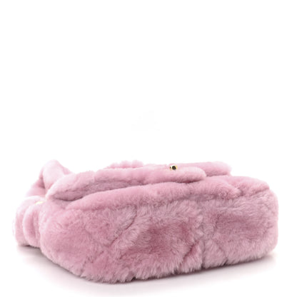 Chanel Shearling Lambskin Quilted Flap Pink 4 of 10