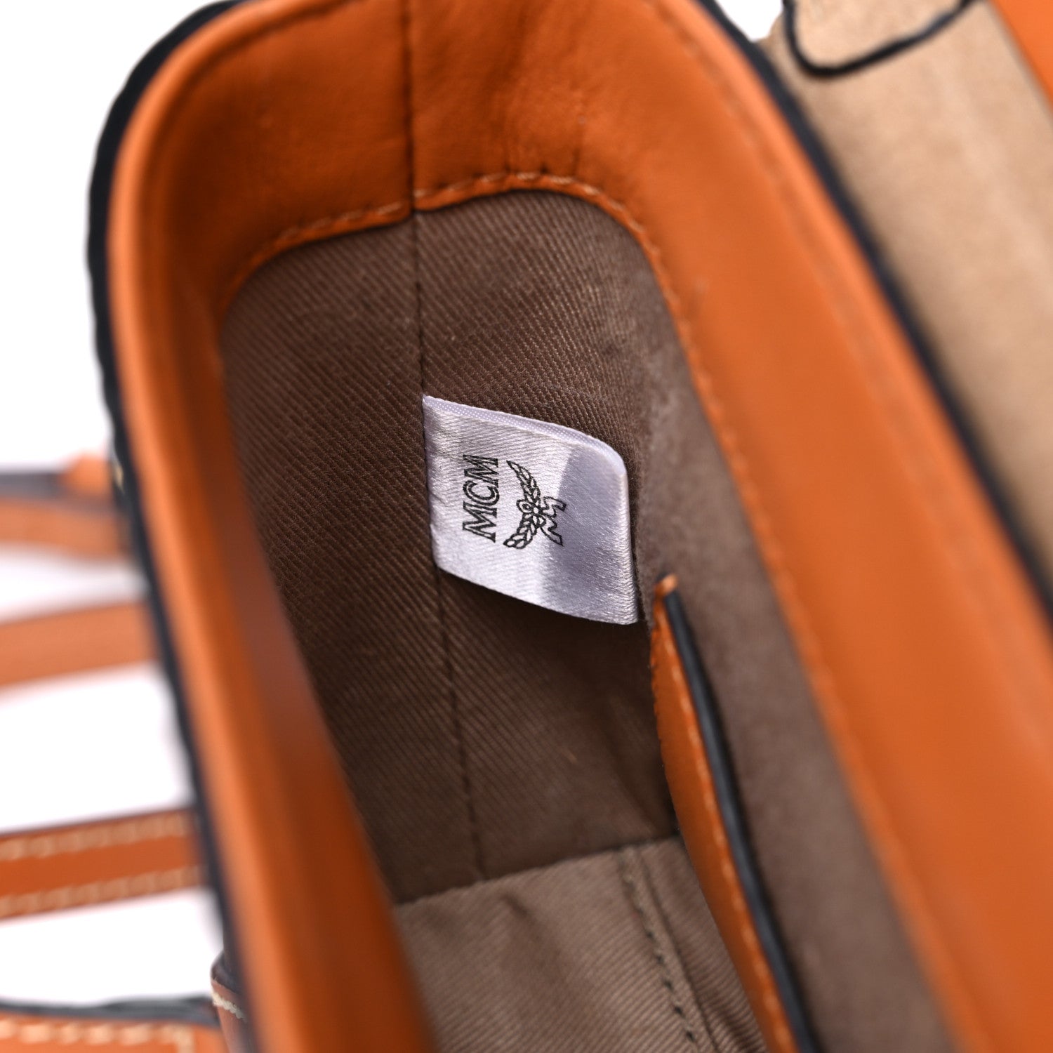 MCM Visetos Soft Berlin Convertible Belt Bag Cognac 8 of 15