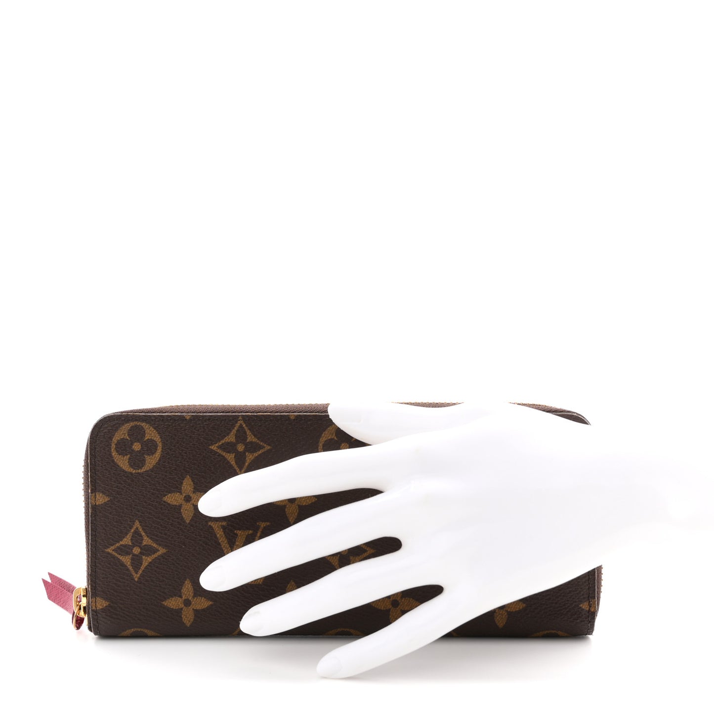 Monogram Clemence Wallet Fuchsia