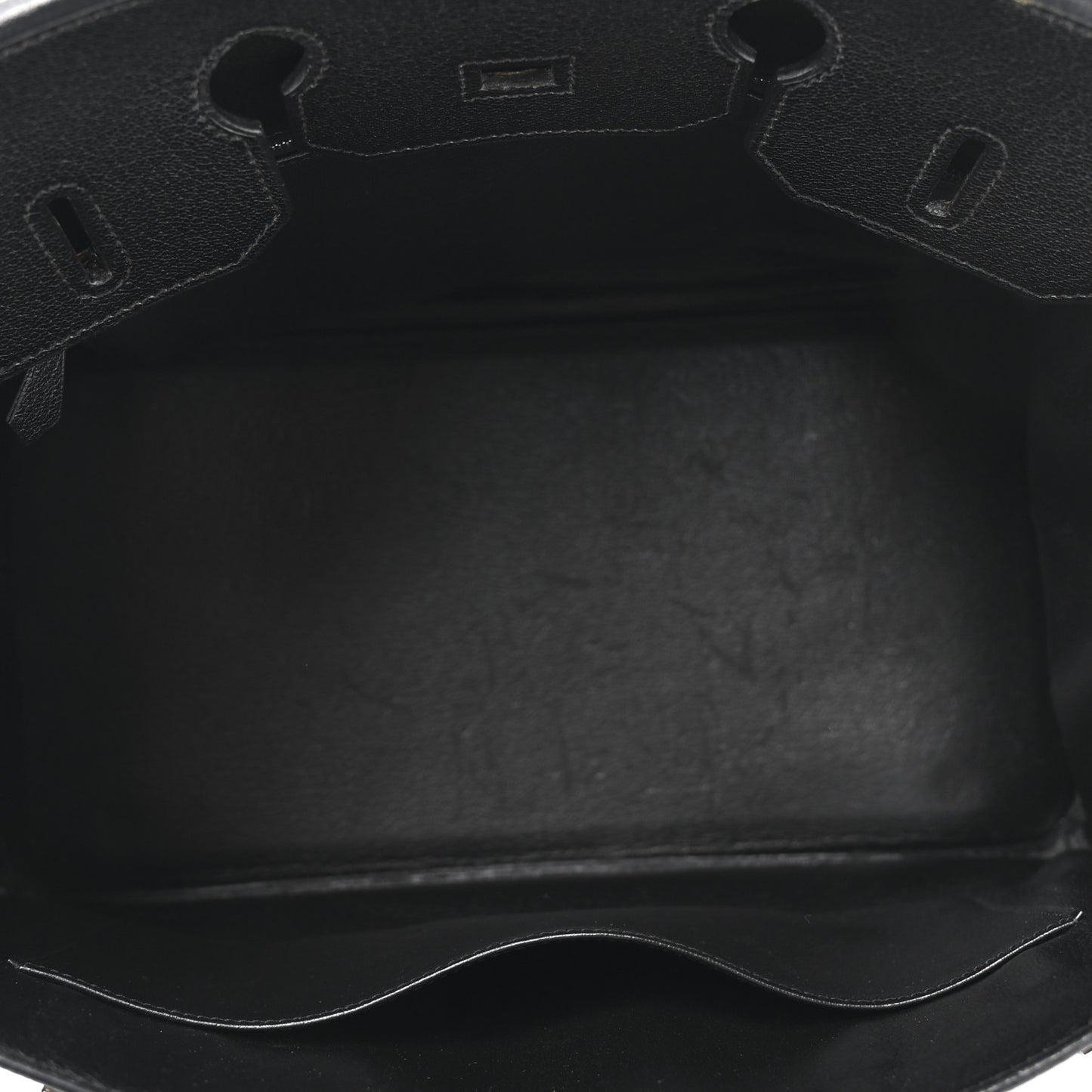Chevre De Coromandel Birkin 35 Black