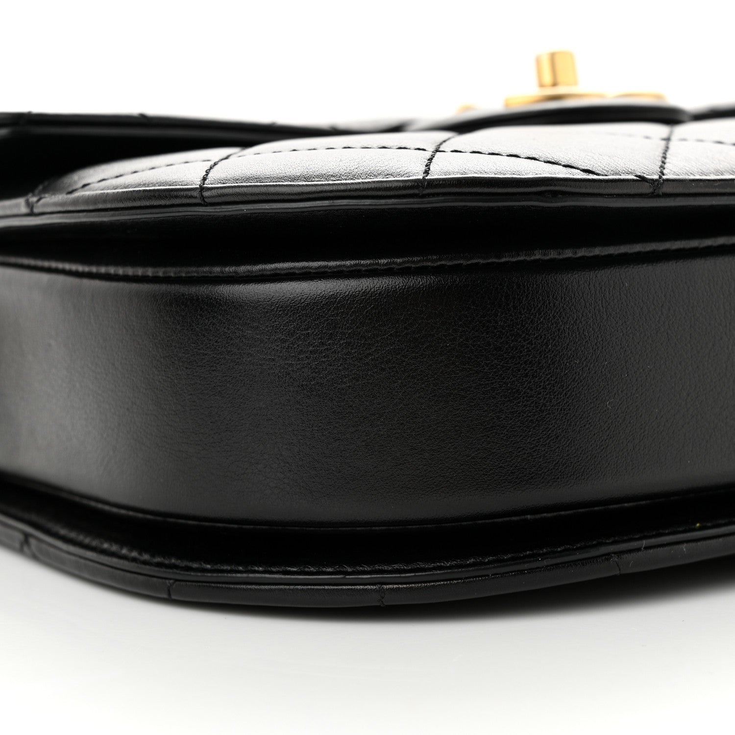 Chanel Calfskin Quilted Small Moon Messenger Black 9 of 11