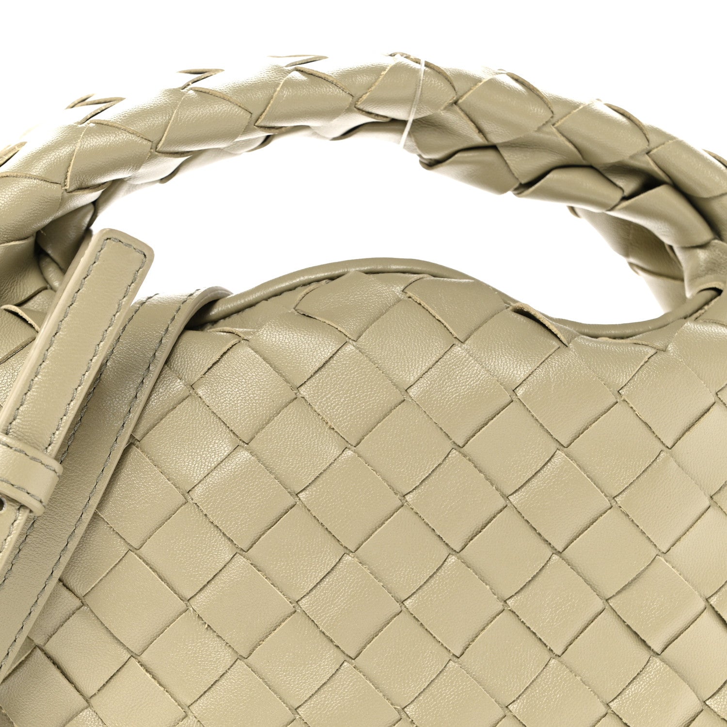 Bottega Veneta Calfskin Intrecciato Mini Hop Travertine 8 of 12