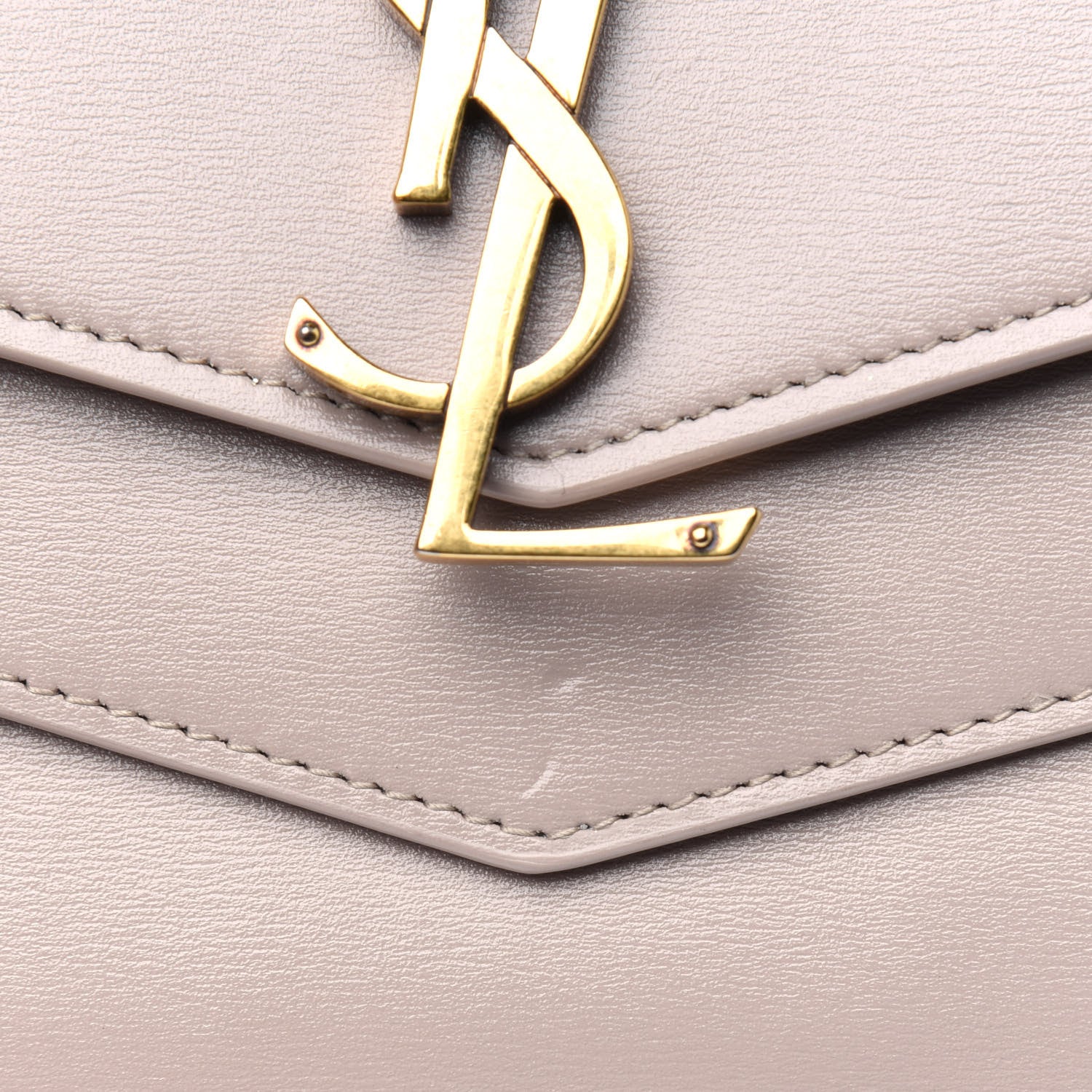 Saint Laurent Smooth Calfskin Monogram Medium Sulpice Shoulder Bag Light Natural 12 of 12