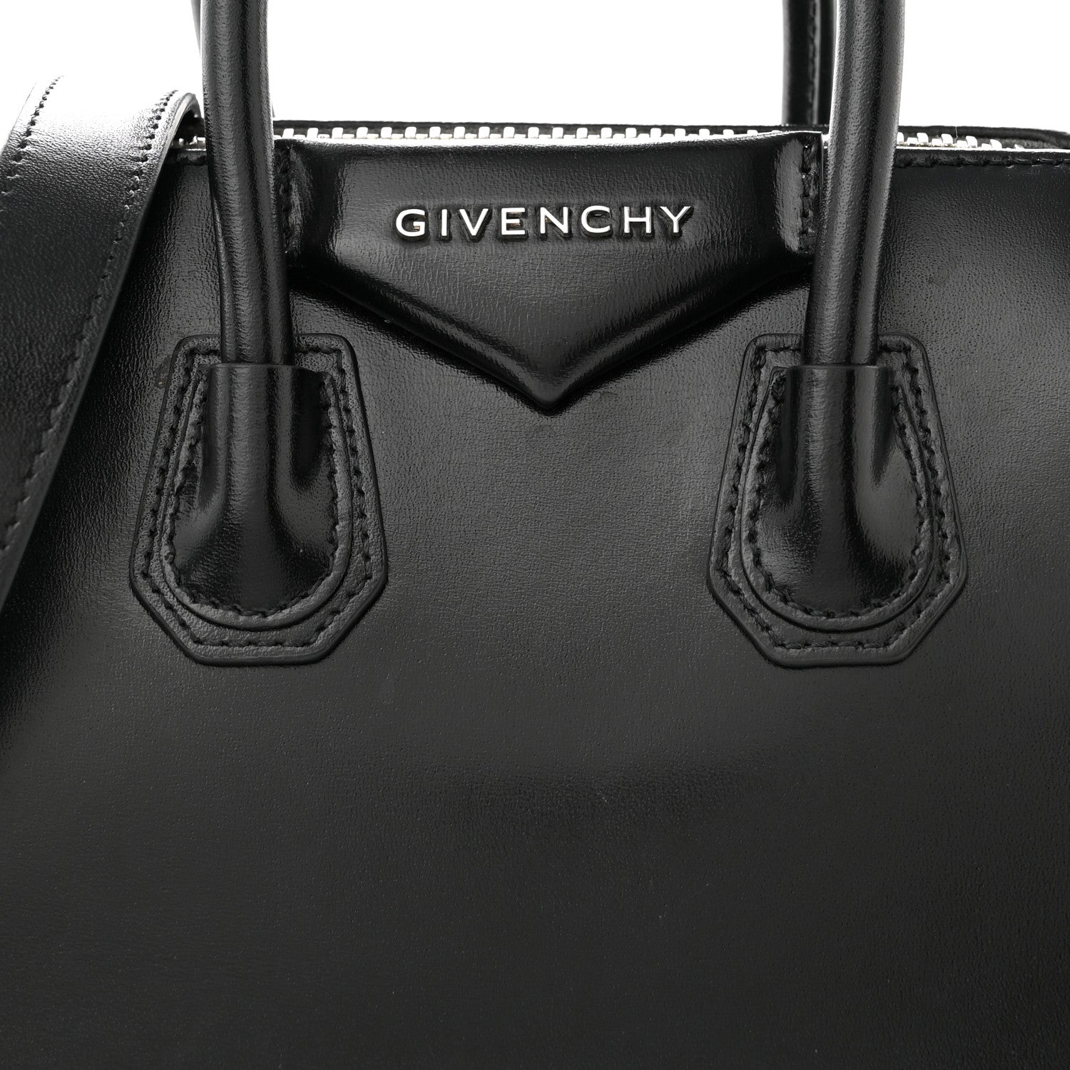 Givenchy Shiny Lord Calfskin Mini Antigona Black 8 of 11