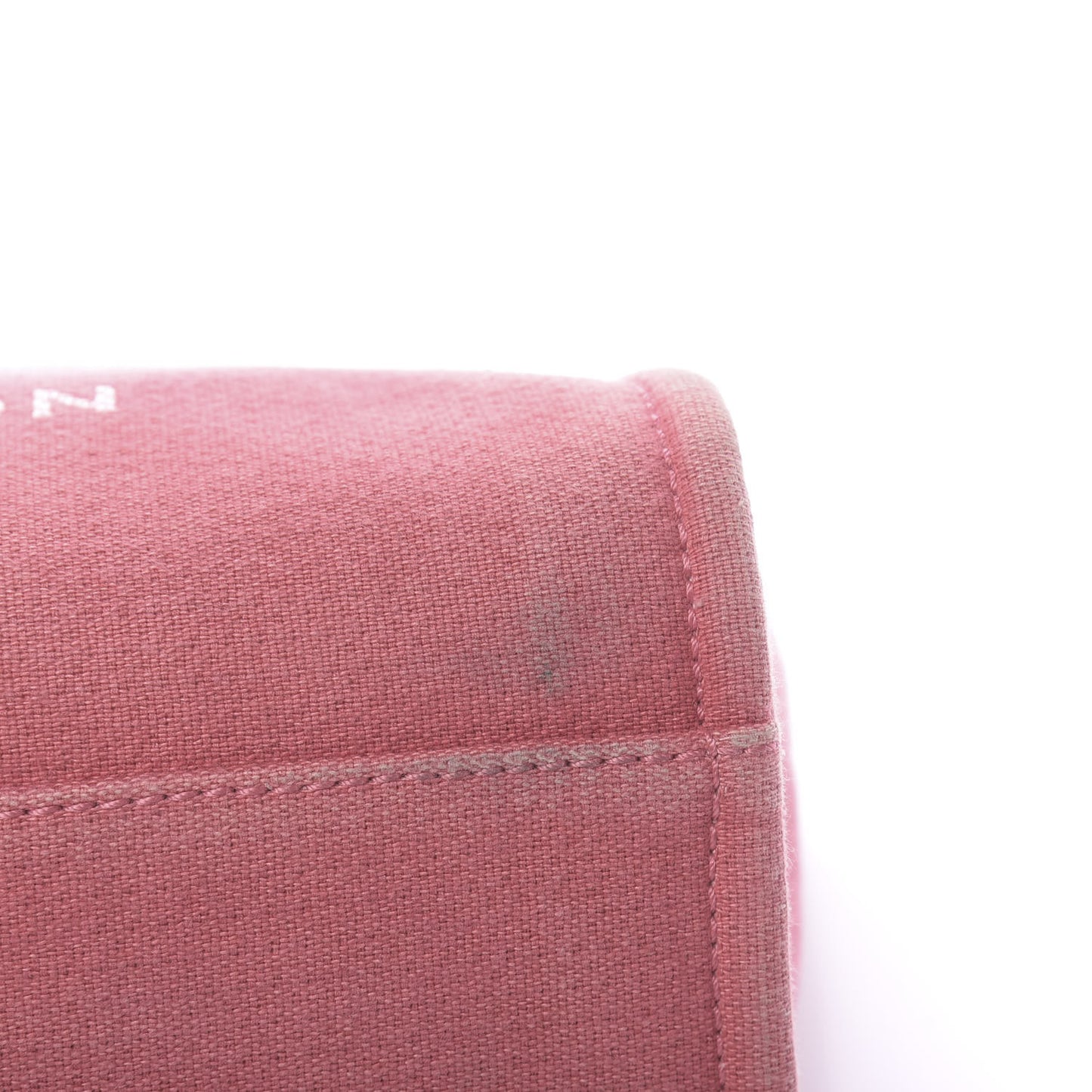 Canvas Small Deauville Tote Red