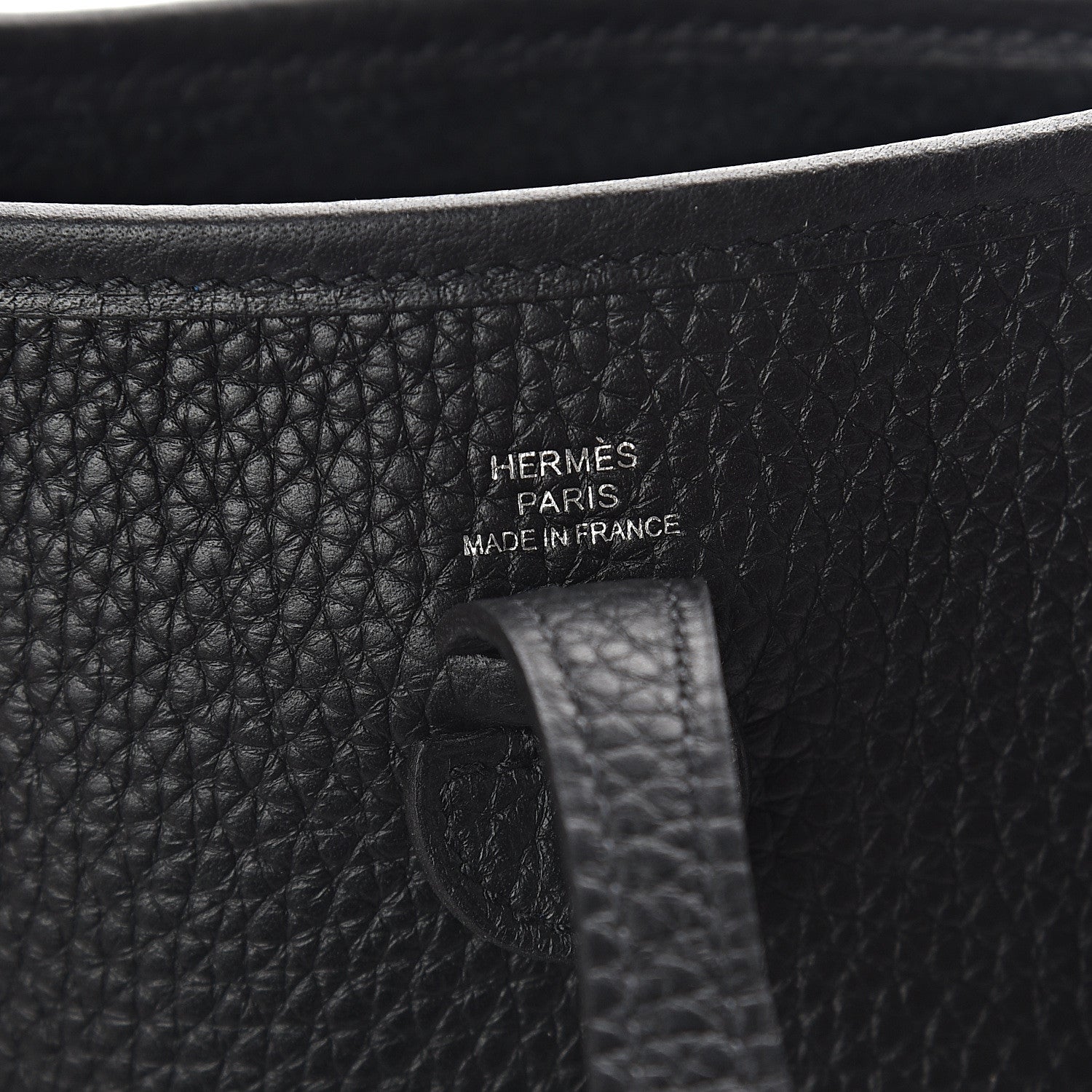 Hermes Taurillon Clemence Evelyne TPM Black 5 of 8