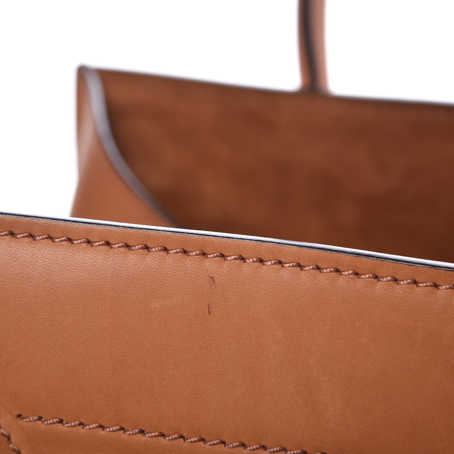 Natural Calfskin Medium Phantom Luggage Tan