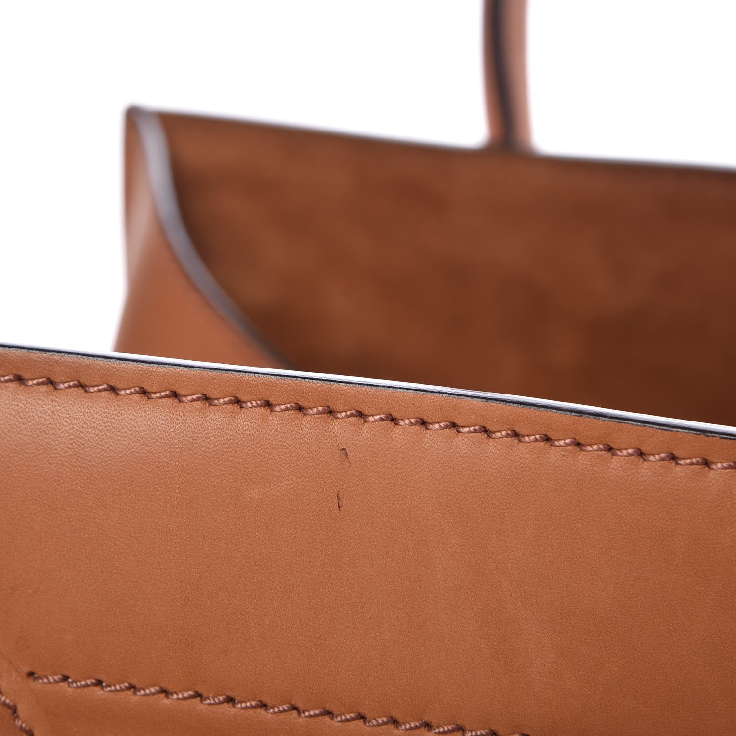Celine Natural Calfskin Medium Phantom Luggage Tan 10 of 18