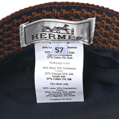Hermes Wool Cashmere Dinard Cap 57 Brun Terre 8 of 8