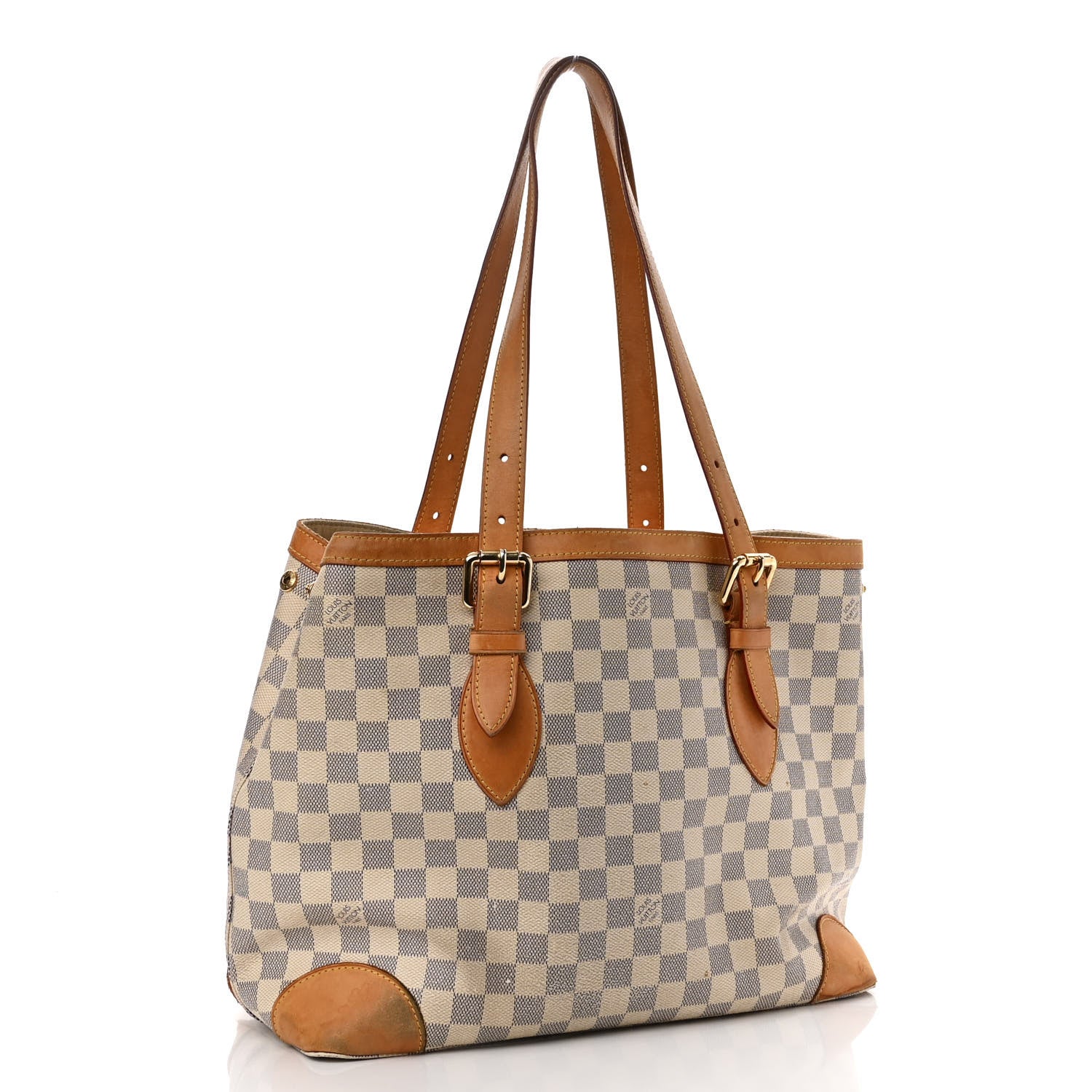 Louis Vuitton Damier Azur Hampstead MM 3 of 16