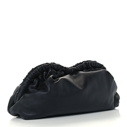 Mansur Gavriel Lambskin Cloud Clutch Black Flamma 2 of 9