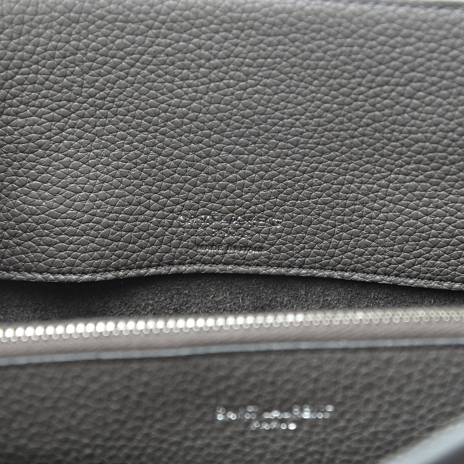 Saint Laurent Grained Calfskin Baby Sac De Jour Fog 7 of 12