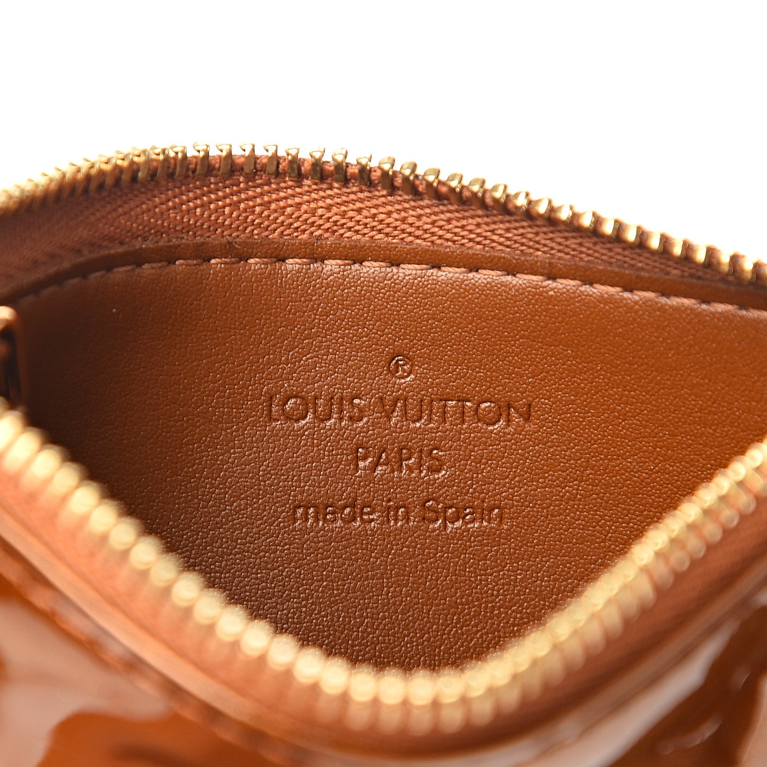 Louis Vuitton Vernis Key Pochette Bronze 5 of 7