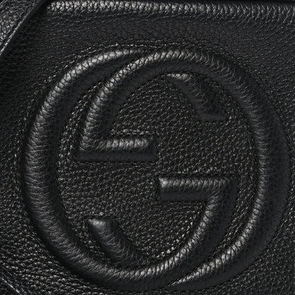 Gucci Pebbled Calfskin Small Soho Disco Bag Black 9 of 12