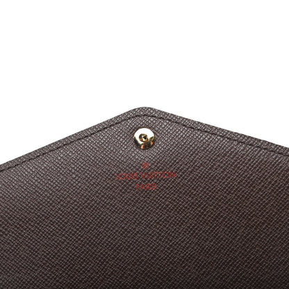 Louis Vuitton Damier Ebene Sarah Wallet NM 6 of 9