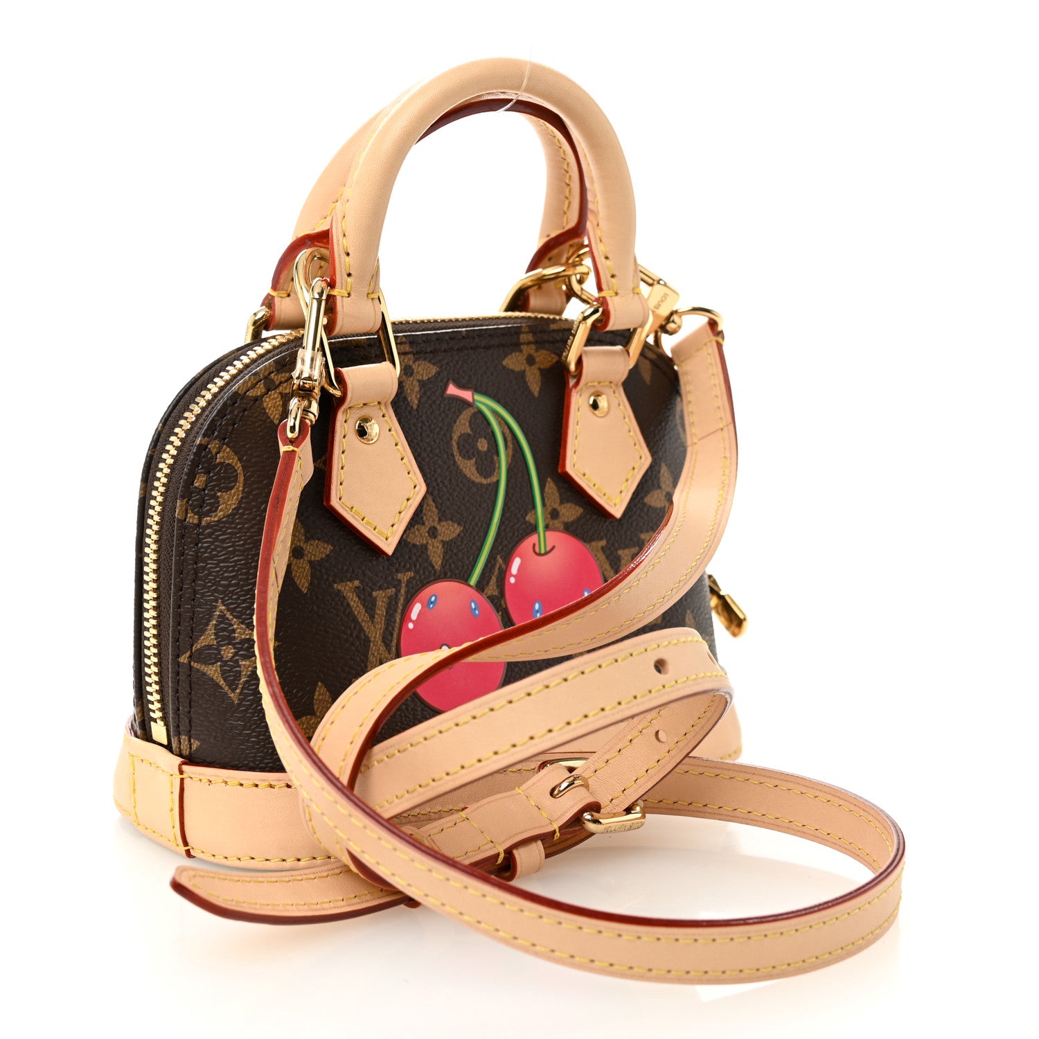 Louis Vuitton LV X TM Monogram Cerises Nano Alma 3 of 9