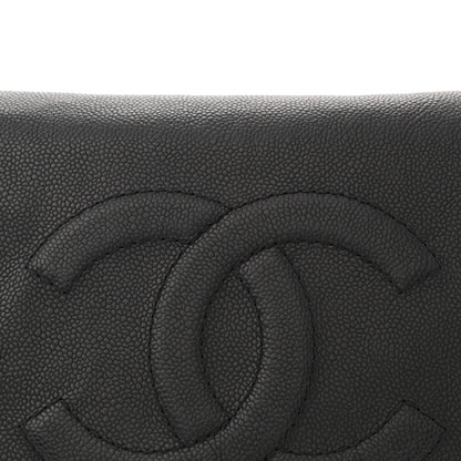Chanel Caviar Half Moon Large Flap Black 8 of 11