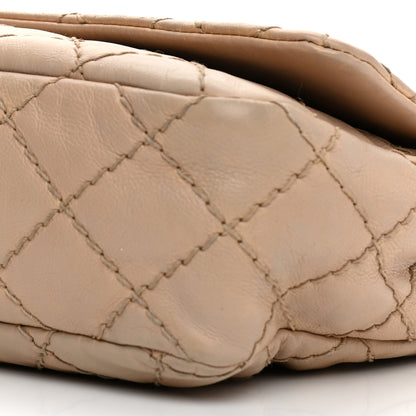 Chanel Grained Calfskin Medium Natural Beauty Flap Beige 10 of 13