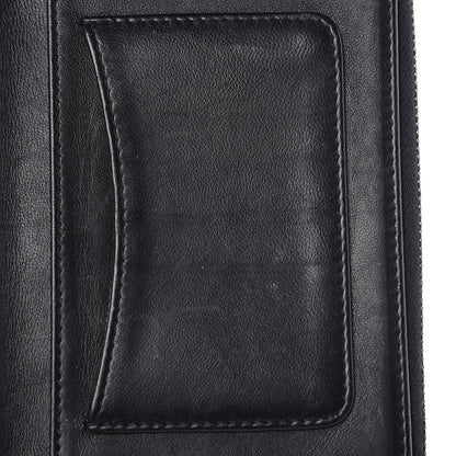 Chanel Aged Calfskin Quilted Paris New York PNY Wallet Black 11 of 11