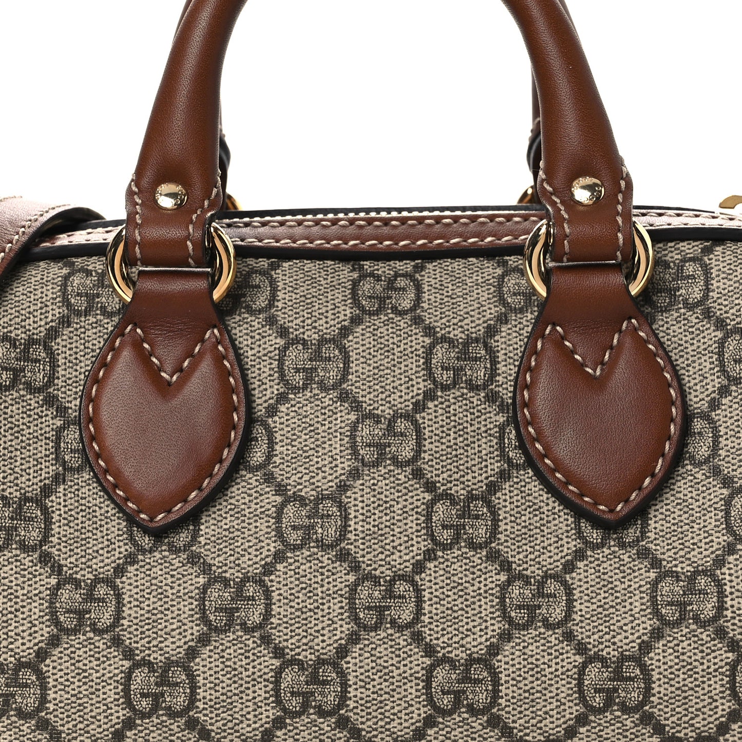 GG Supreme Monogram Mini Boston Beige Tuscany