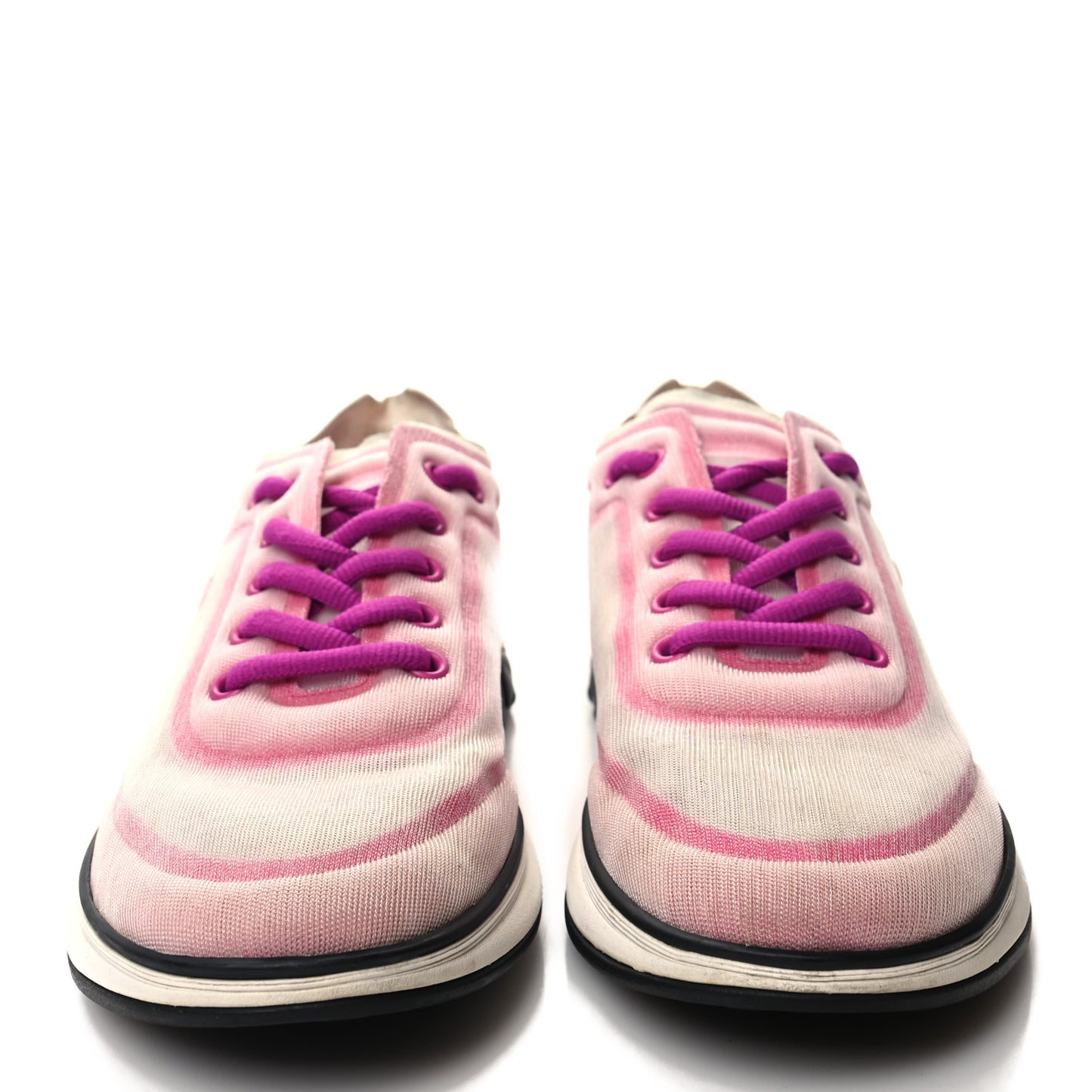 Mesh Lycra Womens CC Sneakers 37 White Pink