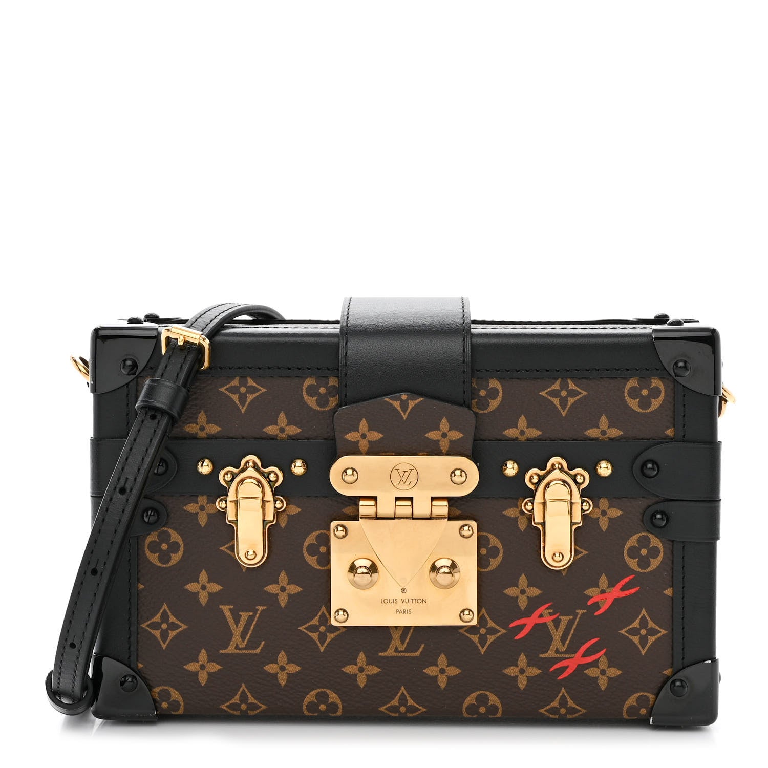 Louis Vuitton Monogram Petite Malle Black 1 of 11