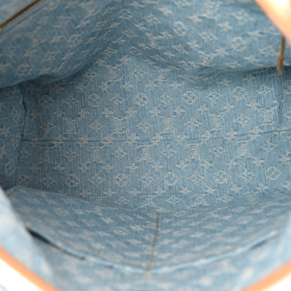 Louis Vuitton Monogram Denim CarryAll PM Sky Blue 6 of 10