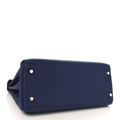 Hermes Togo Kelly Retourne 28 Bleu Encre 4 of 12