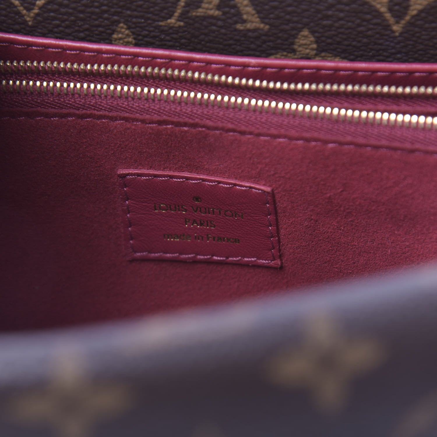 Louis Vuitton Grained Calfskin Monogram Double V Rubis 8 of 14