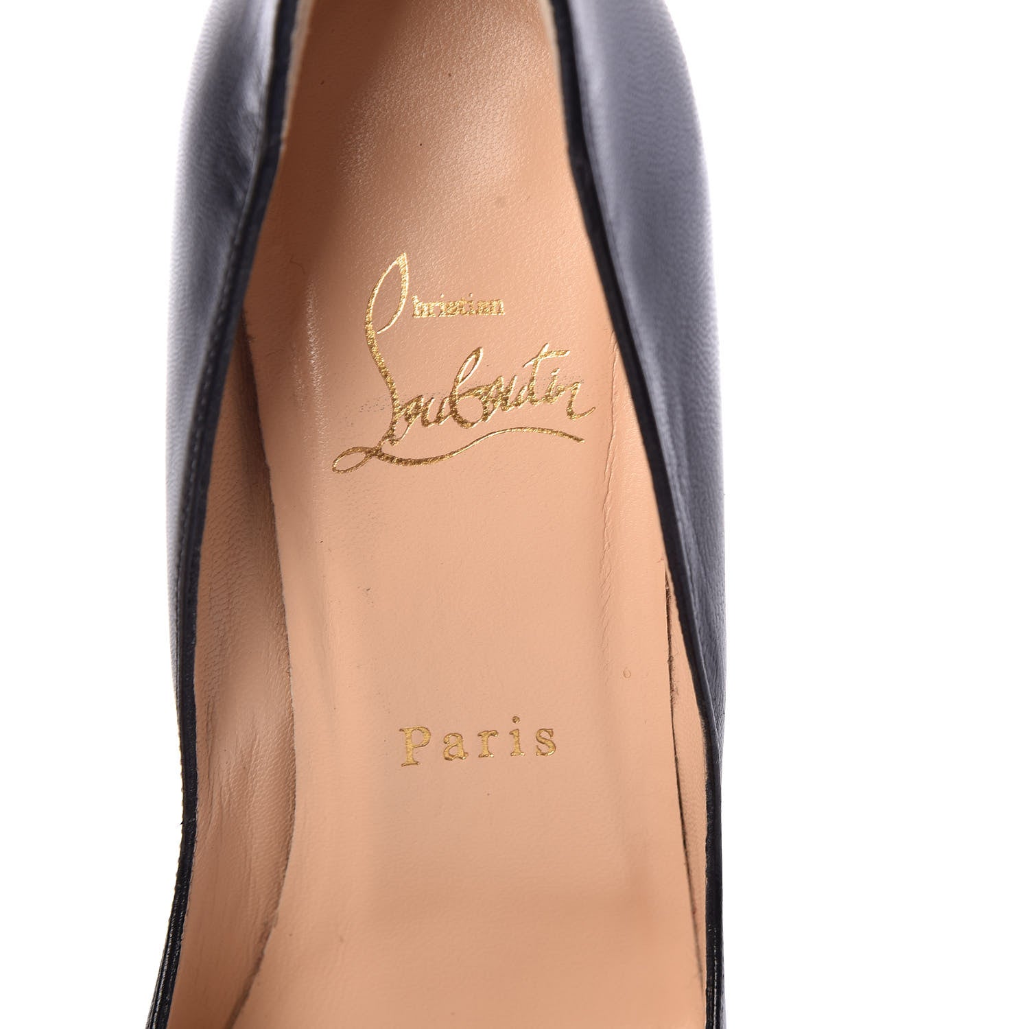 Christian Louboutin Kid Zappa 100 Pumps 37 Black 6 of 8