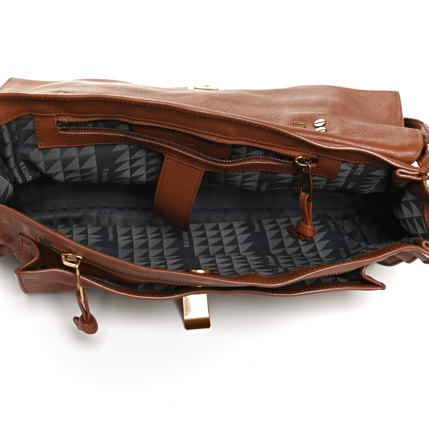 Proenza Schouler Lambskin Medium PS1 Satchel Saddle 5 of 13