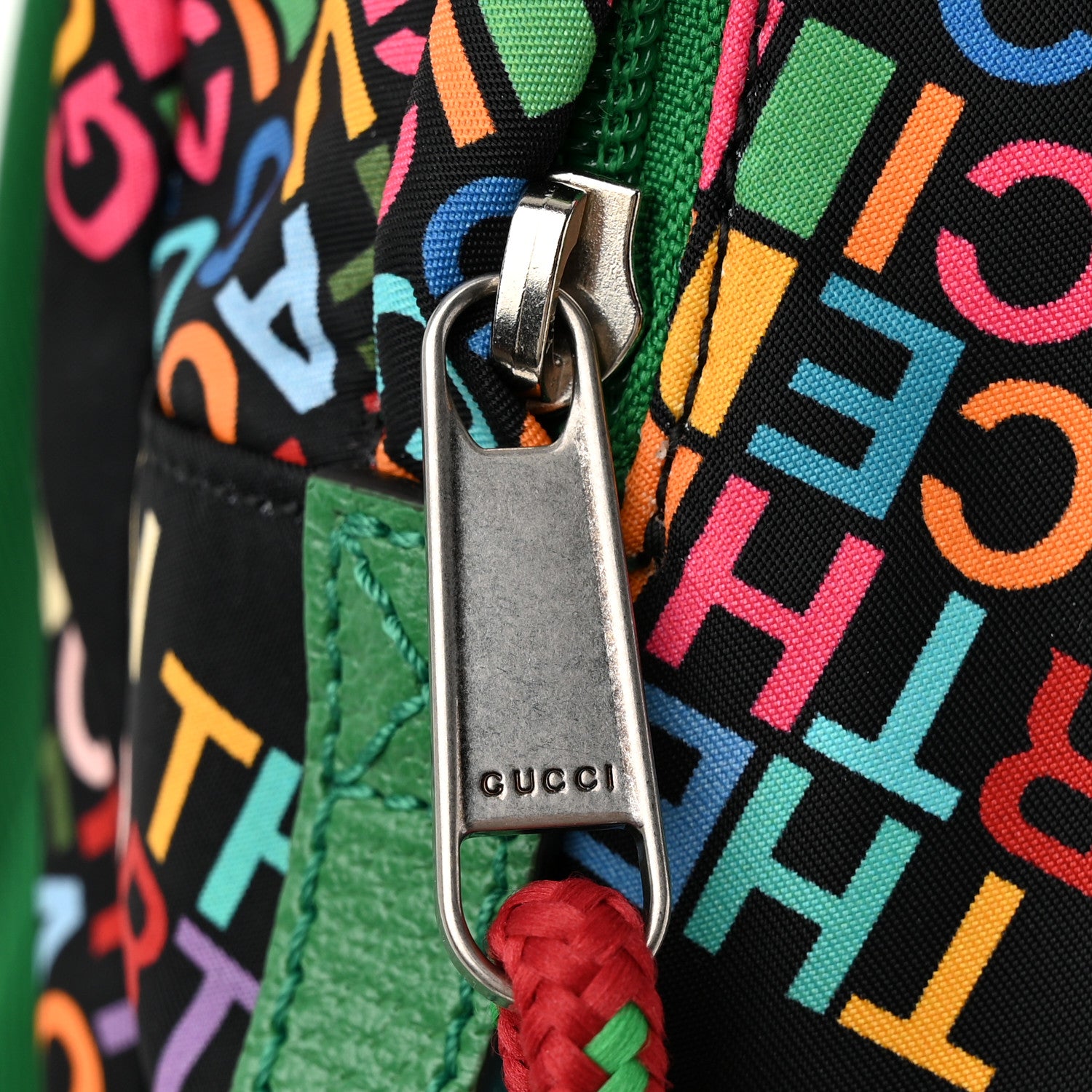 Gucci X THE NORTH FACE Econyl Nylon Medium Backpack Black Multicolor 12 of 15