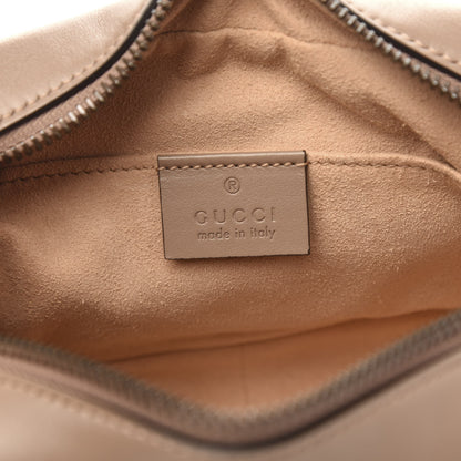 Gucci Calfskin Matelasse Mini GG Marmont Chain Shoulder Bag Porcelain Rose 6 of 11